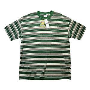 NWT Studio Seven T-Shirt Mens XL Green Stripes Crew Neck Tee Japanese $590